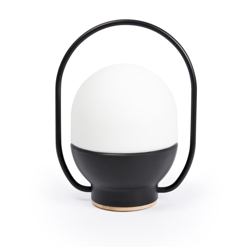 Hamby Wood USB Novelty Lamp, Black