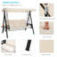 3 Person Porch Swing with Canopy-1225697577
