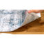 Tapis ivoire / bleu marine Mesa-354517803