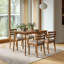 Chaise d'appoint en bois massif