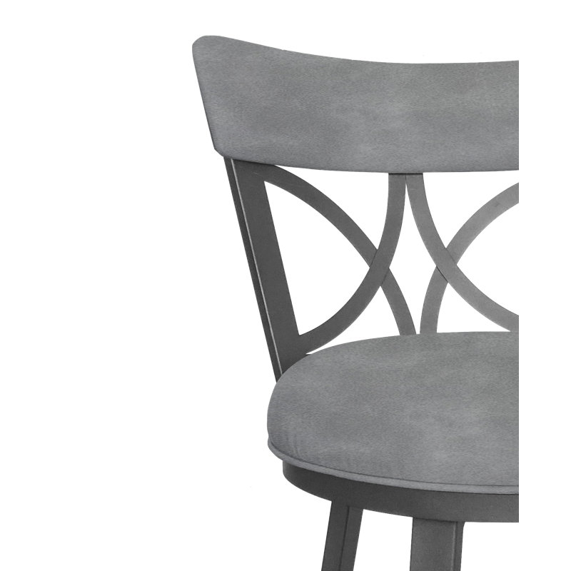 Swivel Upholstered Counter Stool, Counter Stool (26" Seat Height)