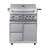 32 in. Outdoor Stainless-Steel Cabinet for Built-in BBQ Grill with 2 Drawers (KM-OKS-BQ30CAB)