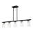 Arsens 5 - Light Steel Dimmable Kitchen Island Linear Chandelier-1575365358