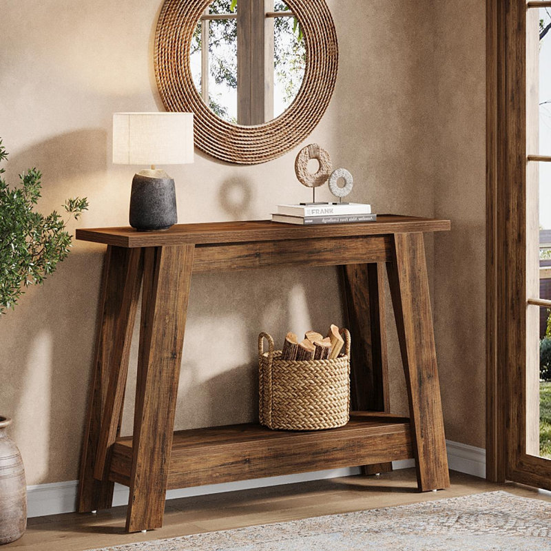 104.9Cm Console Table, Brown