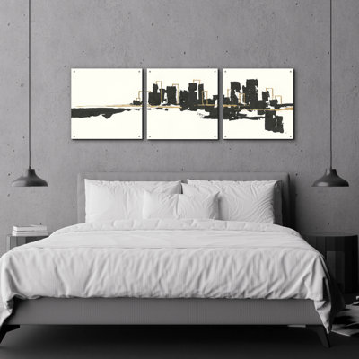Epic Art «Gilded City I» par Chris Paschke, 3 pièces «Gilded City I» par Chris Paschke