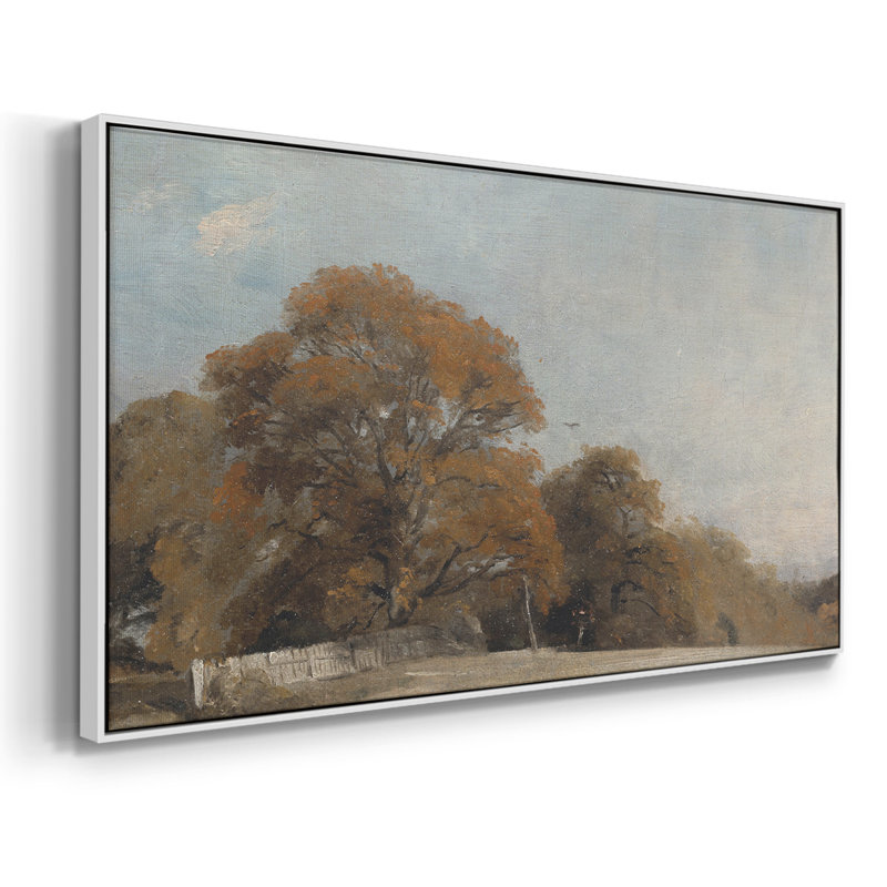 Série paysage - MCI - Toile tendue avec châssis encadré - Prêt à être accroché, H 25 po x l 49 po, Blanc