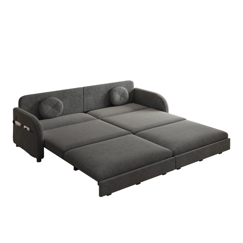 Multifunctional Chenille Sofas With Storage, Modern Space-saving Design For Small Homes