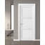 Porte pré-suspendue à 3 panneaux avec quincaillerie Pantry Kitchen | Lucia 2661 | Garnitures à panneau simple | Portes de salle de bain robustes-109781824-133744449