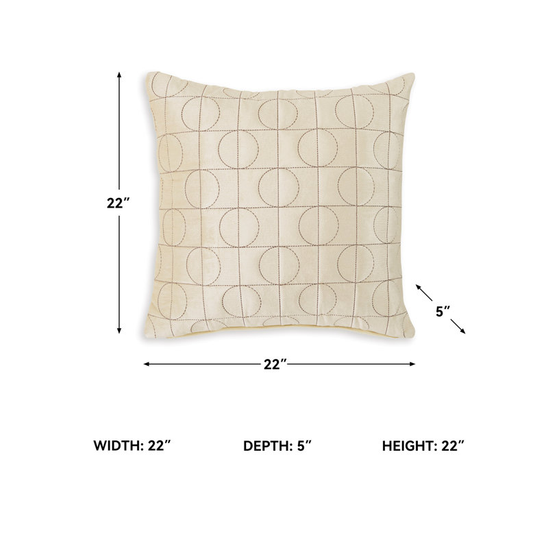 Coussin Kydner (ensemble de 4), Beige