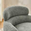 Swivel Storage Accent Chair with Casters, Upholstered Single Lounge Armchair with Hidden Storage, Ergonomic Curved Backrest for Living Room Bedroom Reading Nook, Multiple Color Options