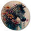 - Art mural en bois animaux - Bois de pin naturel-87050161