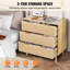 Commode 3 tiroirs en rotin pour commode