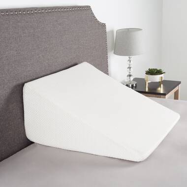 wedge pillow with antimicrobial cover