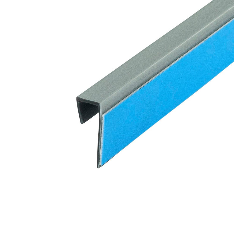 Moulure à capuchon en PVC de 1/4 po | Paquet professionnel, Argent argent