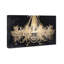 «Fashion and Glam Chandelier Gold / Black», impression sur toile tendue-55604624