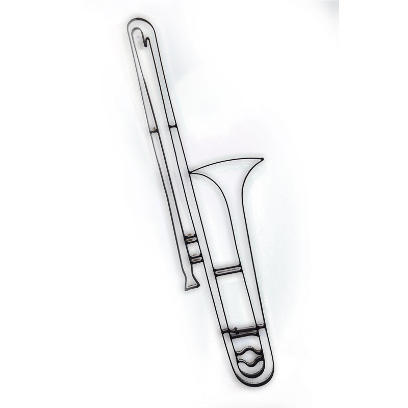 Décoration murale trombone