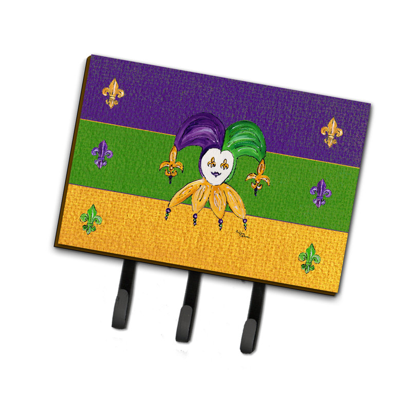 Porte-clés en gras mardi gras
