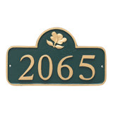 Springfield 1-Line Wall Address Plaque