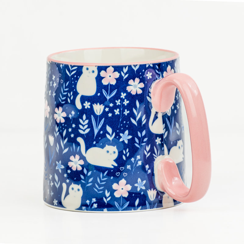 10 Strawberry Street Bella Mug, Curious Kitty