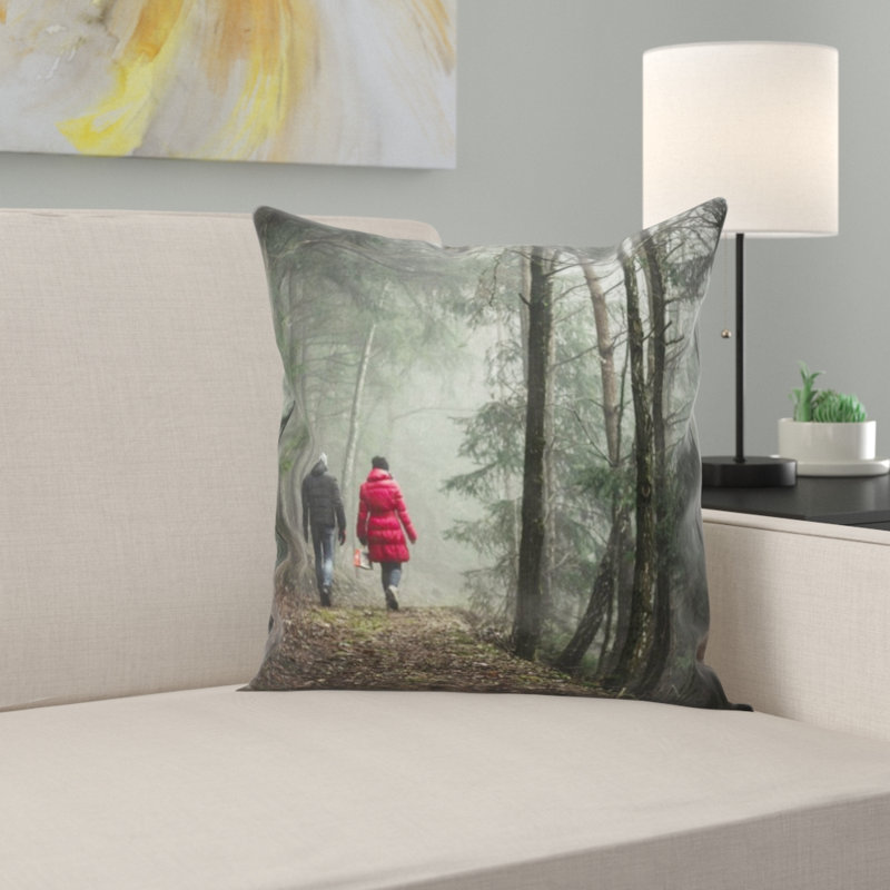 Microsuede Throw Pillow