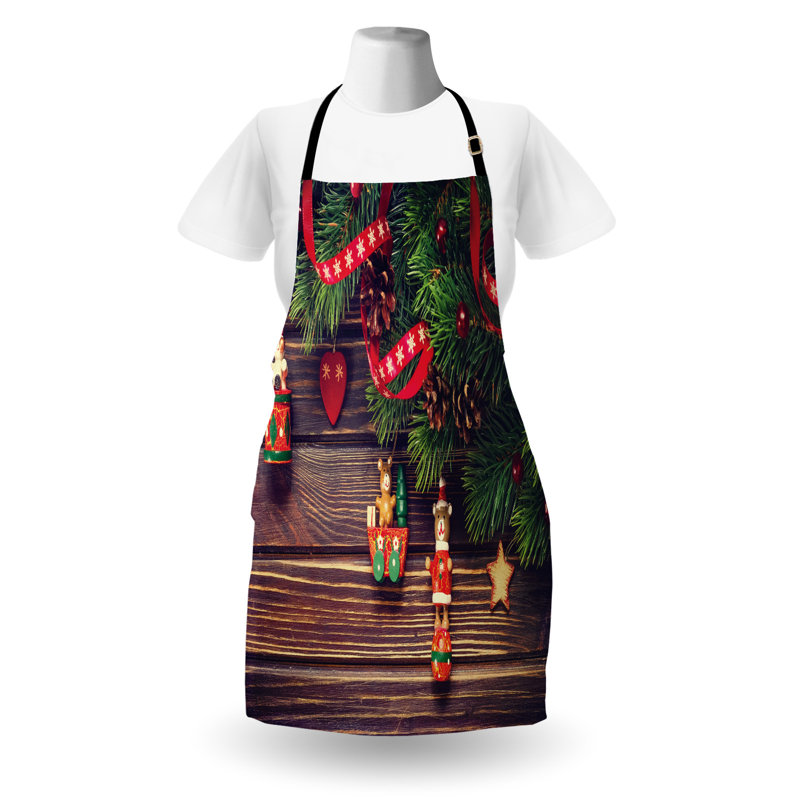 Christmas No Pattern Bib Apron