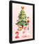 «Black», encadré noir, aquarelle festive, impression encadrée-235461