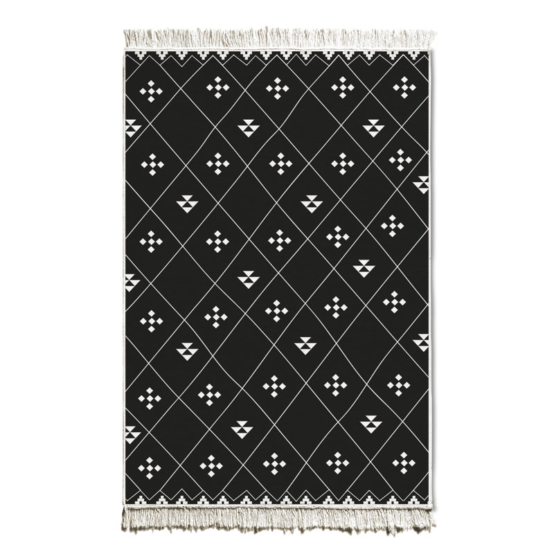 Croley Geometric Hand Woven 120cm X 180cm Area Rug