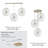 3-Light Round Canopy - Modern Brass Finish-121780823