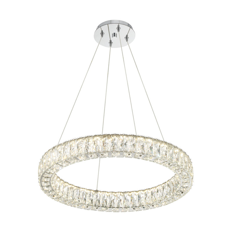 1 - Light Chrome Crystal Pendant