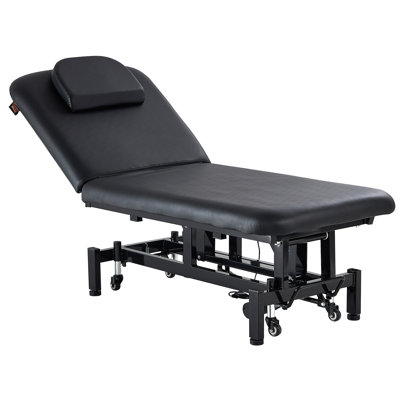 Latitude Run® Professional Electric Lift Massage Table, Electric Massage Table with Headrest