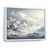 White Floater Framed