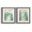 Morning Egret I - ensemble de 2 reproductions d'art-761851704-761851709