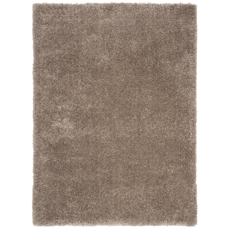 Chiles Royal Shag Performance Solid Color Rug, Rectangle 5'3" x 7'6"