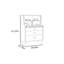 Armoire d'appoint en verre clair
