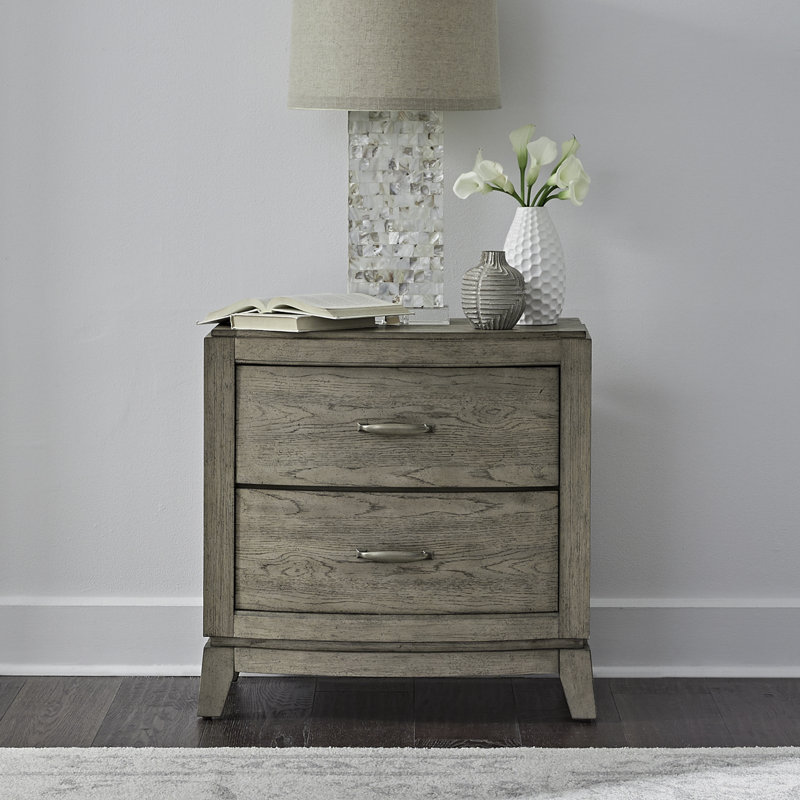 Drelan 2-Drawer Nightstand, Brown