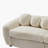 Ivy Bronx 112" Modern Curved Sofa, Back Upholstered Couch with 3 Decorative Throw Pillows-27762581