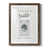Walnut Framed Paper