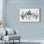 Art sur toile Guarani «Mod Triangles II Blue»-33426822