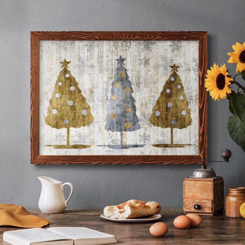 Collection sophistiquée de Noël A, H 22 po x l 32 po x P 1,5 po, Érable