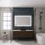 Meuble-lavabo mural avec lavabo, armoire de rangement rayée à bords courbés avec tiroirs-1168685006-1168685004