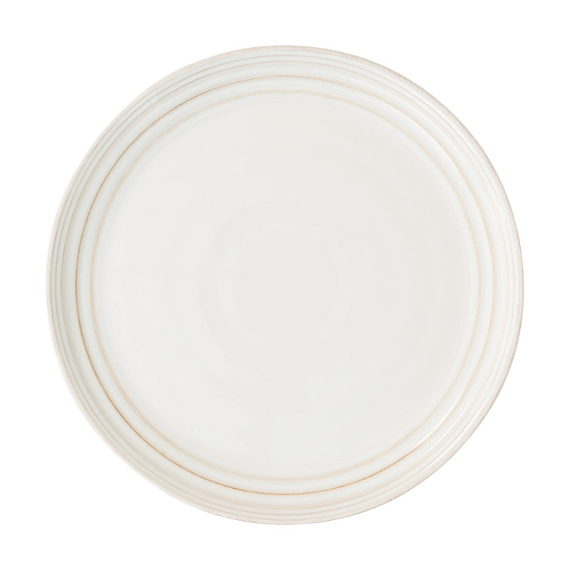 Bilbao Dinner Plate, Whitewash