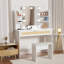 Ensemble de coiffeuse avec tabouret et tiroirs-2083476438