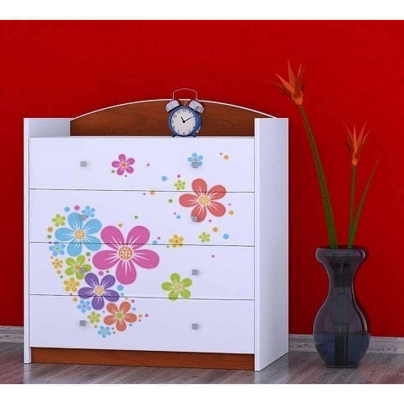 Melia Kids 4 - Drawer Chest, Brown