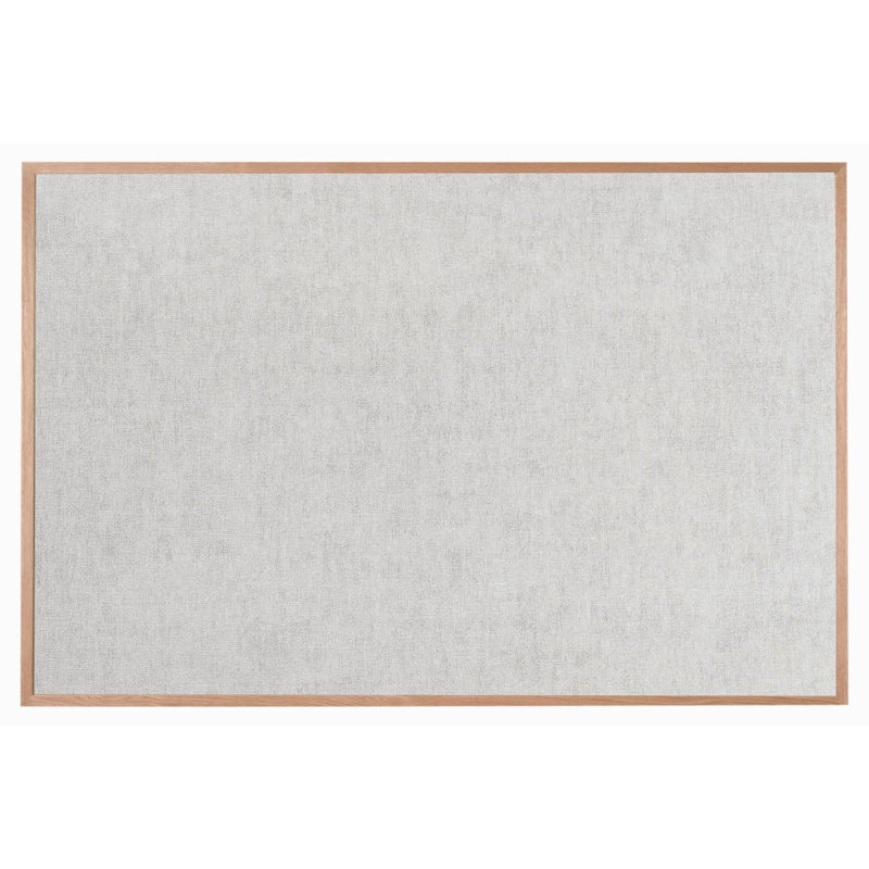 Tableau d'affichage mural en toile de jute, 48 po x 72 po, Beige