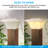 Savell LED Solar Fence Post Cap Light Dusk to Dawn Low Voltage 2700K Soft White