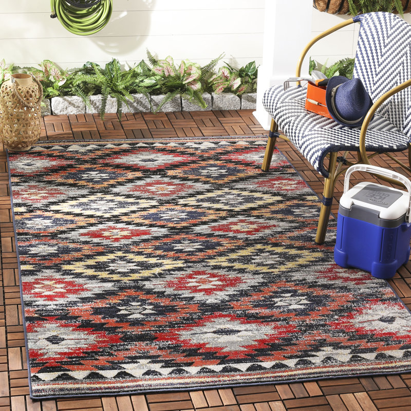 Depuy Performance Southwestern Indoor/Outdoor Area Rug, Rectangle 8' x 10'
