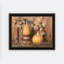Superbe impression de décoration intérieure: amis et citrouilles noir encadré pour un intérieur captivant multicolore