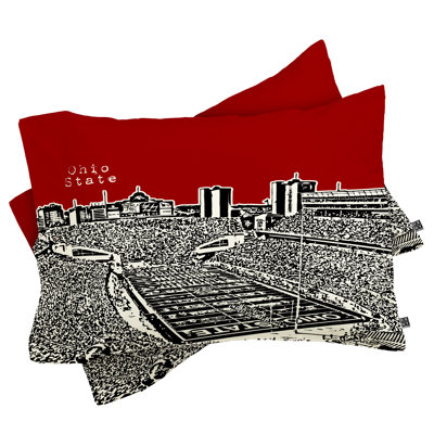 Bird Ave Ohio State Buckeyes Pillowcase