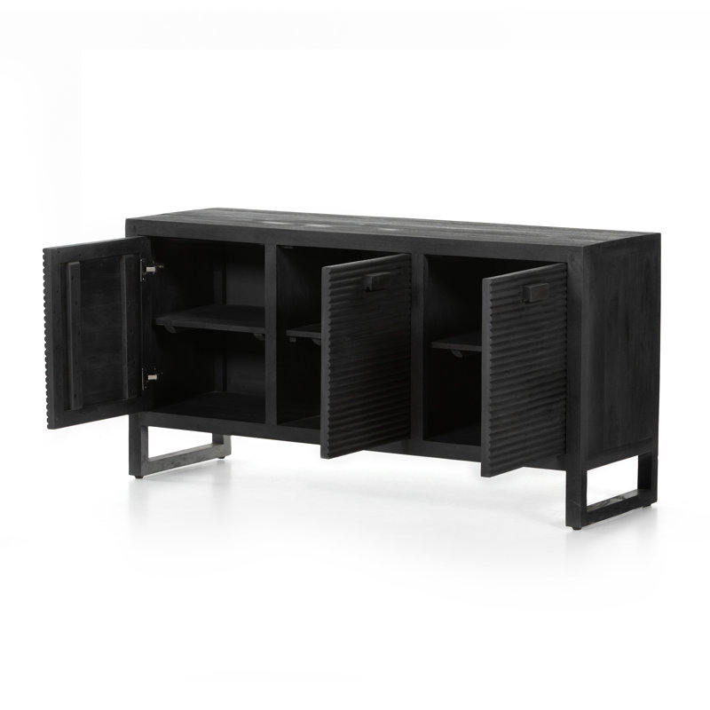 TV Stand for TVs up to 58", Dark Reeded Totem