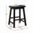 Modern Minimalist Bar Stool,Ideal for Kitchen Counter & Dining Room,Set of 2-100483288-119183418